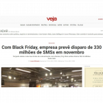 Com Black Friday, empresa prevê disparo de 330 milhões de SMSs em novembro