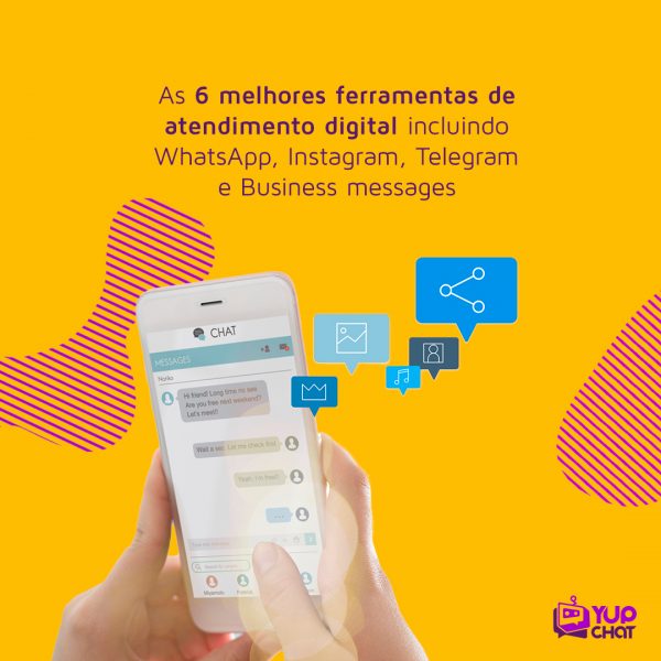 As 6 melhores ferramentas de atendimento digital incluindo WhatsApp, Instagram, Telegram e Business messages Omni Business plataforma multicanal