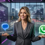 RCS Google e WhatsApp Business oferecem experiências ricas de comunicação, permitindo que marcas ampliem alcance e conversão em diferentes momentos da jornada do cliente.