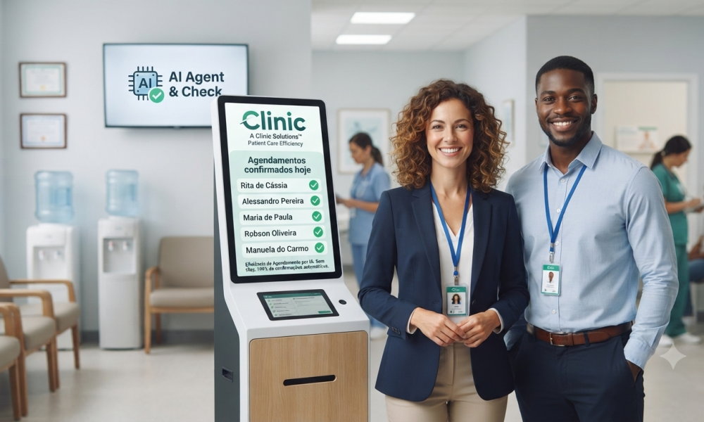 Agente de IA para Clínicas: atendimento, confirmações e agendamentos sem gargalo na recepção Yup Chat