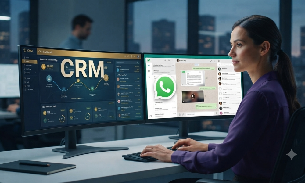 CRM com WhatsApp: a forma mais inteligente de organizar leads, conversas e follow-ups Yup Chat